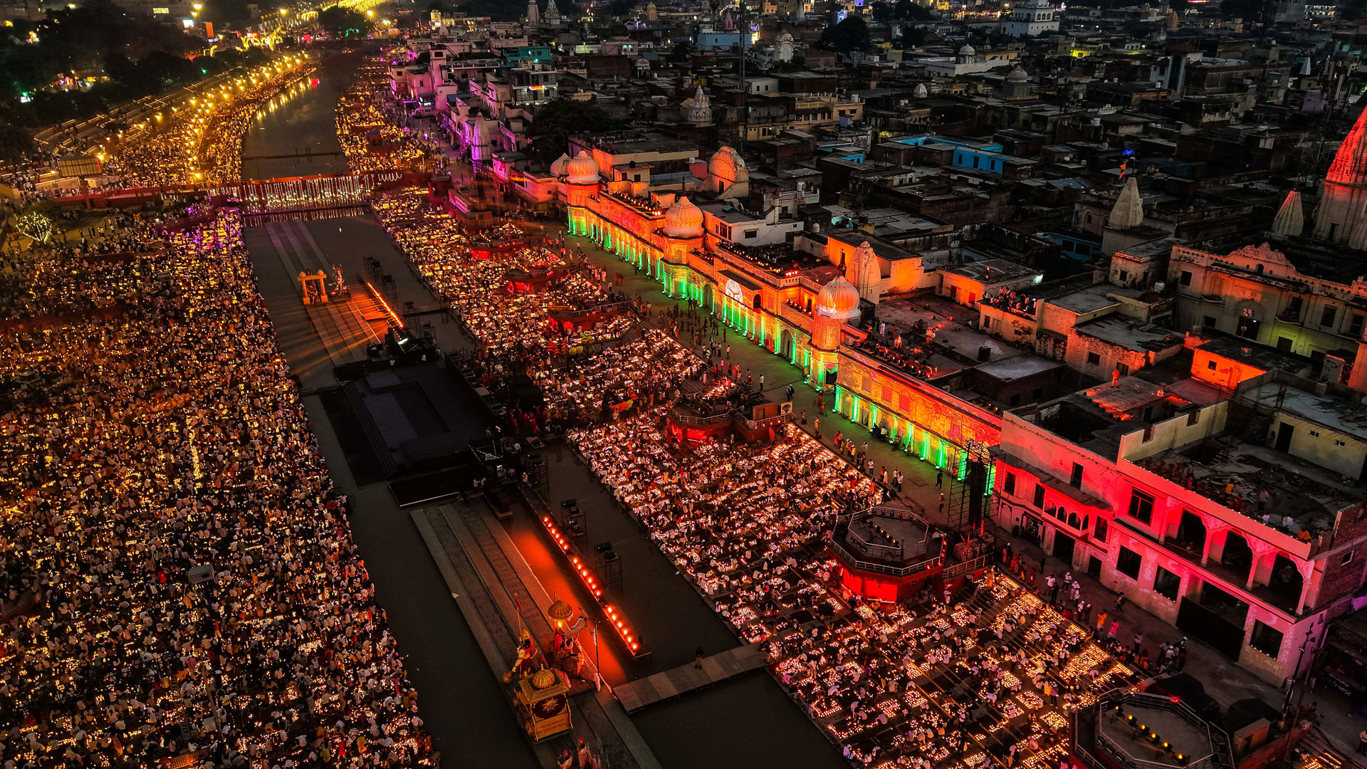 Ayodhya Sets Record By Lighting 26 Lakh Diyas Ahead Of Diwali