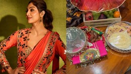Shilpa Shetty's Karva Chauth Sargi Thali Includes Nuts, Sweets And More - See Pic