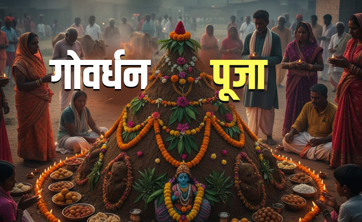 Govardhan Puja 2025: कौन हैं गोवर्धन महाराज और कैसे पहुंचे मथुरा, जानें इससे जुड़ी कथा 