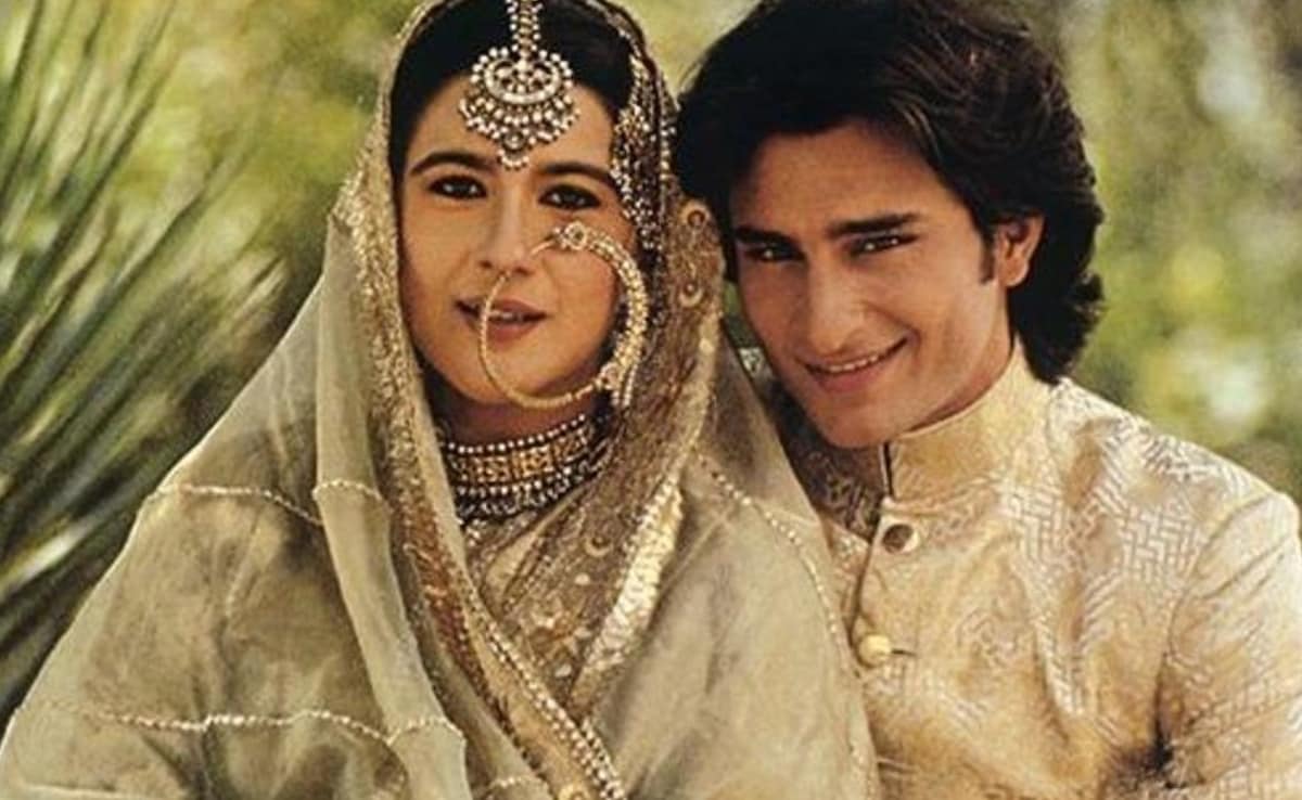 When "Runaway Bride" Amrita Singh Changed Her Name To Aziza During Her Nikaah With Saif Ali Khan