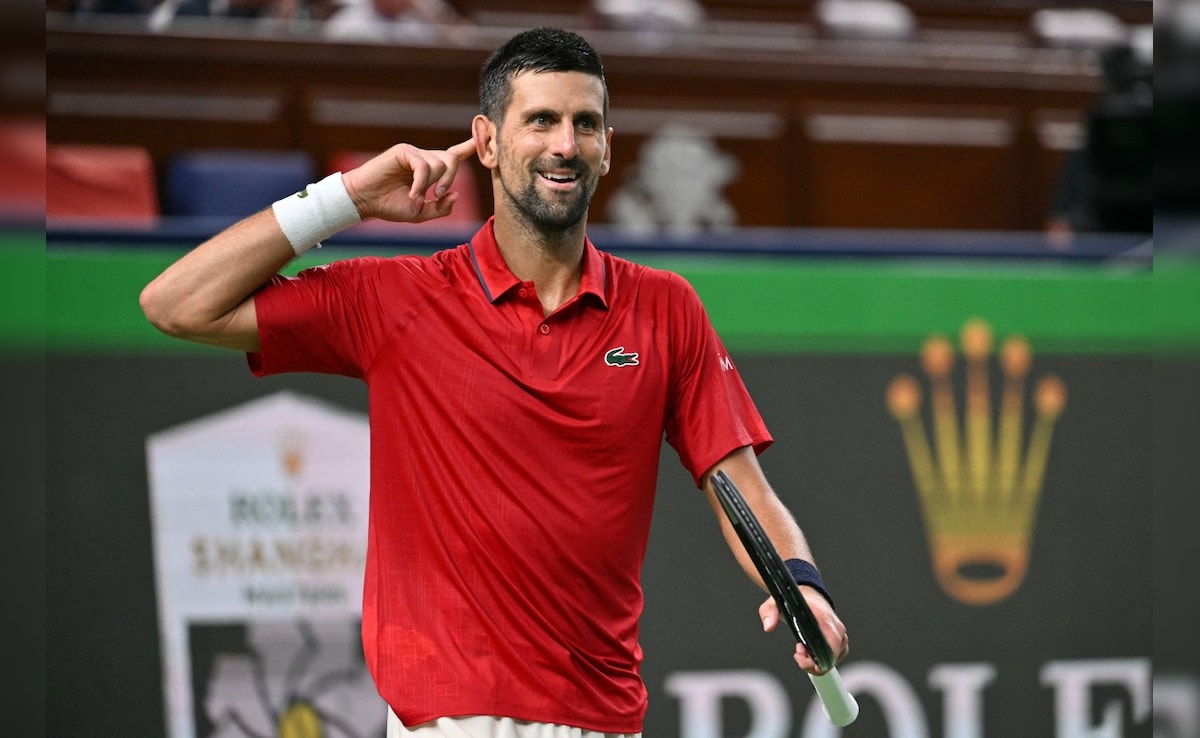 Novak Djokovic Sets Up Shanghai Masters Semifinal Against No. 204-Ranked Valentin Vacherot