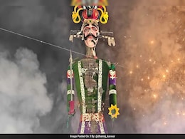 Ravana Effigy's Face Refuses To Burn During Dussehra Celebrations In Kota Ravana Effigy's Face Refuses To Burn During Dussehra Celebrations In Kota