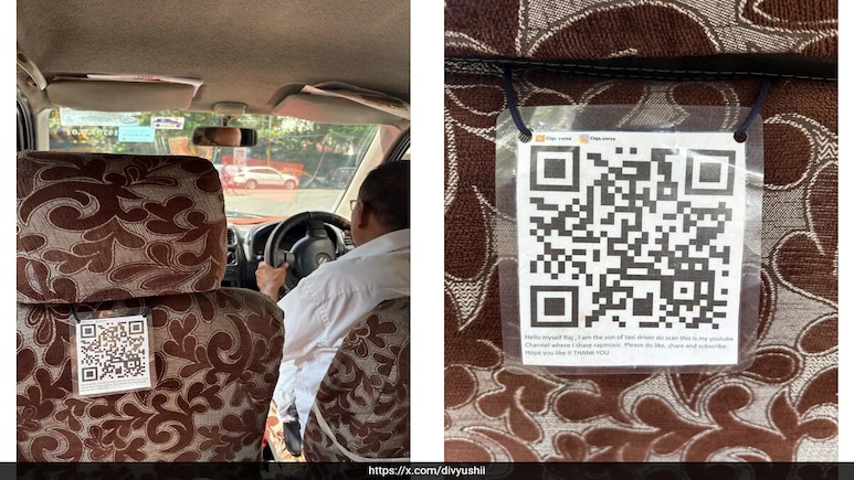 Mumbai Taxi Driver's Innovative Gesture For Son's Career Wins Hearts Online Mumbai Taxi Driver's Innovative Gesture For Son's Career Wins Hearts Online