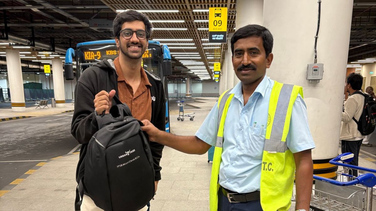 Viral: Bengaluru Man Recovers Lost Backpack From Airport Shuttle, Praises The Tech City