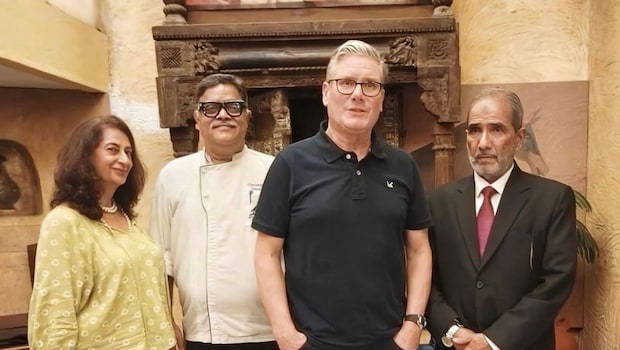 UK Prime Minister Keir Starmer Dines At Mumbai's Iconic Khyber Restaurant In Kala Ghoda