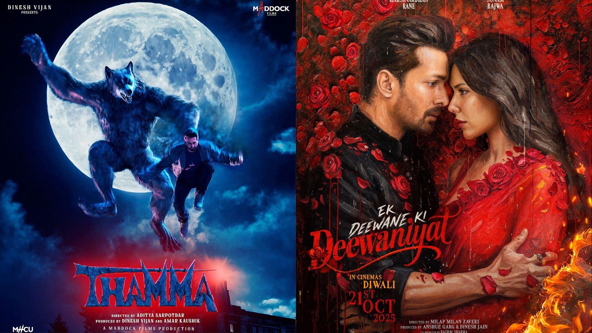 Thamma vs Ek Deewane Ki Deewaniyat Box Office Collection: Check Day-Wise Trends Here