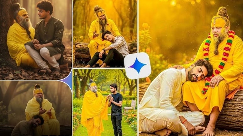 Premanand Maharaj AI Photo Editing Trends: प्रेमानंद महाराज जी के साथ ऐसे बनाएं सुंदर और शानदार तस्वीरें, यहां देखें सिंपल Prompts Premanand Maharaj AI Photo Editing Trends: प्रेमानंद महाराज जी के साथ ऐसे बनाएं सुंदर और शानदार तस्वीरें, यहां देखें सिंपल Prompts