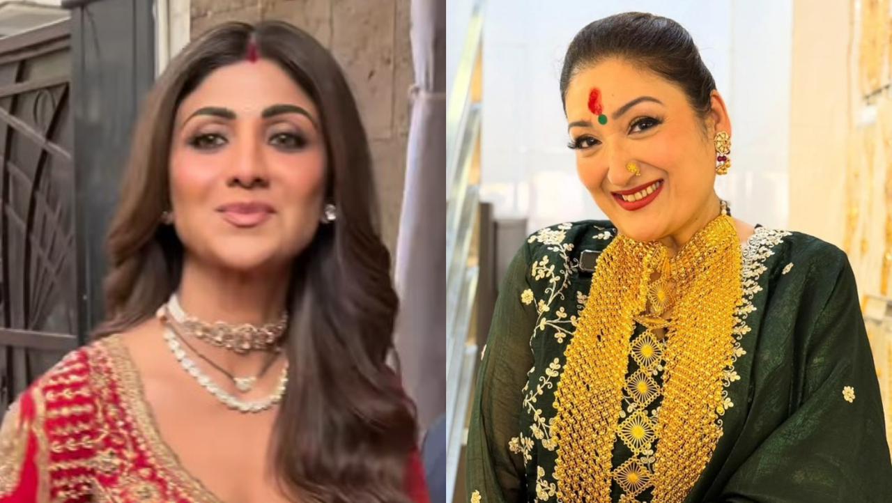 Karwa Chauth 2025 Live: गोविंदा ने पत्नी को करवा चौथ पर दिया सोने का हार, शिल्पा-रवीना ने की पूजा