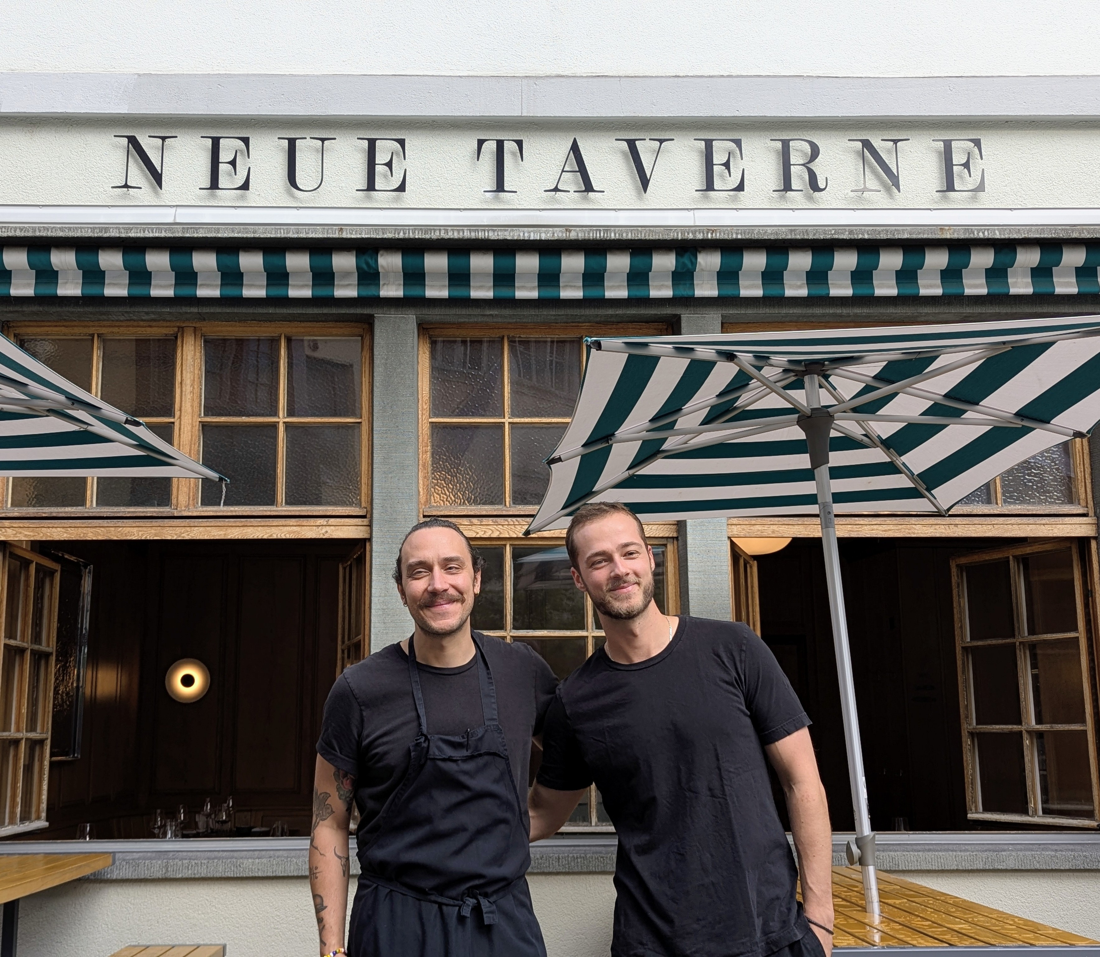 At Neue Taverne. Photo: Author At Neue Taverne. Photo: Author