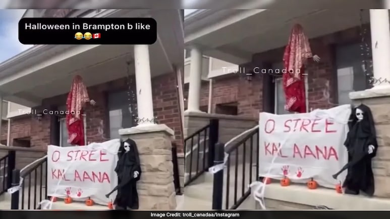 "O Stree Kal Aana": Canadian Family's Bollywood Twist On Halloween Viral "O Stree Kal Aana": Canadian Family's Bollywood Twist On Halloween Viral