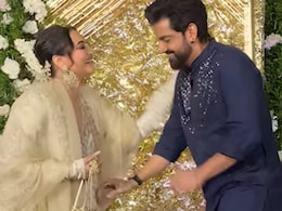 डगमगाया सोनाक्षी सिन्हा का पैर तो जहीर इकबाल बोले- संभल कर बेबी है...