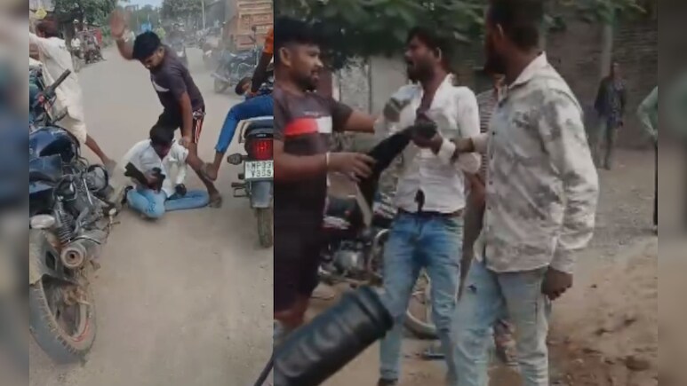 उधारी नहीं चुकाने पर युवकों ने मजदूर पर बरपाया कहर, सरे बाजार जमकर पीटा 