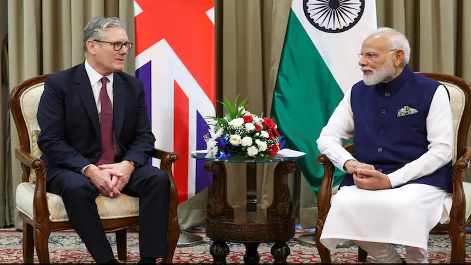 PM Modi Speaks On India-UK Ties After Meeting Keir Starmer