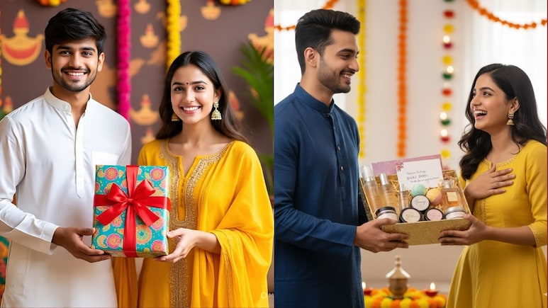 Bhaidooj Gift Ideas: भाईदूज पर बहन को दें शानदार तोहफे! ये रहे 5 गिफ्ट आइडियाज, जिसे देखते ही चेहरे पर आ जाएगी मुस्कान Bhaidooj Gift Ideas: भाईदूज पर बहन को दें शानदार तोहफे! ये रहे 5 गिफ्ट आइडियाज, जिसे देखते ही चेहरे पर आ जाएगी मुस्कान