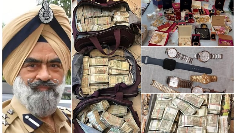 घूसखोर DIG के घर मिले नोटों की गिनती पूरी, 7.5 करोड़ कैश, 2.5 किलो सोना सहित मिले करोड़ों के माल घूसखोर DIG के घर मिले नोटों की गिनती पूरी, 7.5 करोड़ कैश, 2.5 किलो सोना सहित मिले करोड़ों के माल