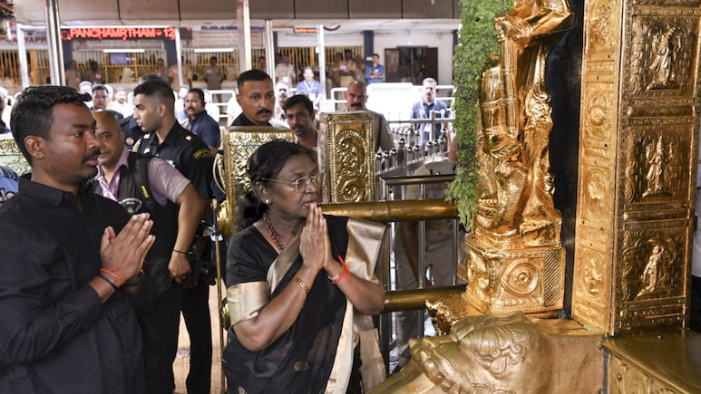 सबरीमाला में पूजा करने वाली पहली महिला राष्ट्रपति बनीं द्रौपदी मुर्मू, मंदिर की तस्वीरें हैं अद्भूत, यहां देखिए