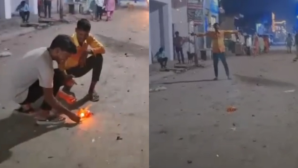 रील के शौक में हादसा: हापुड़ में युवक ने पेट्रोल बम से लगाई आग, धमाके में बुरी तरह झुलसा