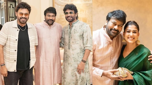 Chiranjeevi, Nagarjuna, Nayanthara Celebrate Diwali Together. See Pics
