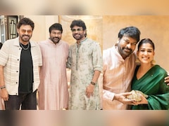 Chiranjeevi, Nagarjuna, Nayanthara Celebrate Diwali Together. See Pics