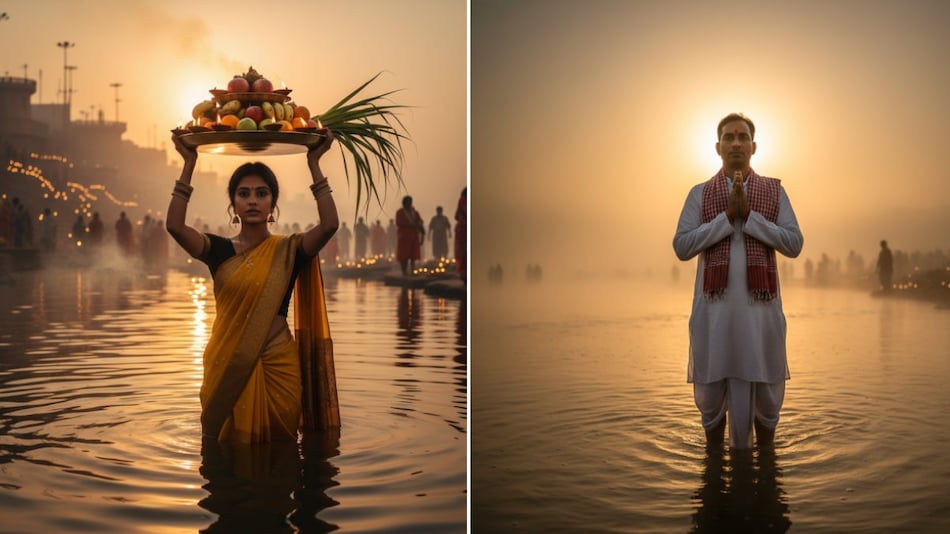 Chhath Puja 2025: AI से छठ पूजा की फोटो पर लगाओ चार-चांद, इन Prompts को बस कॉपी-पेस्ट करना है Chhath Puja 2025: AI से छठ पूजा की फोटो पर लगाओ चार-चांद, इन Prompts को बस कॉपी-पेस्ट करना है
