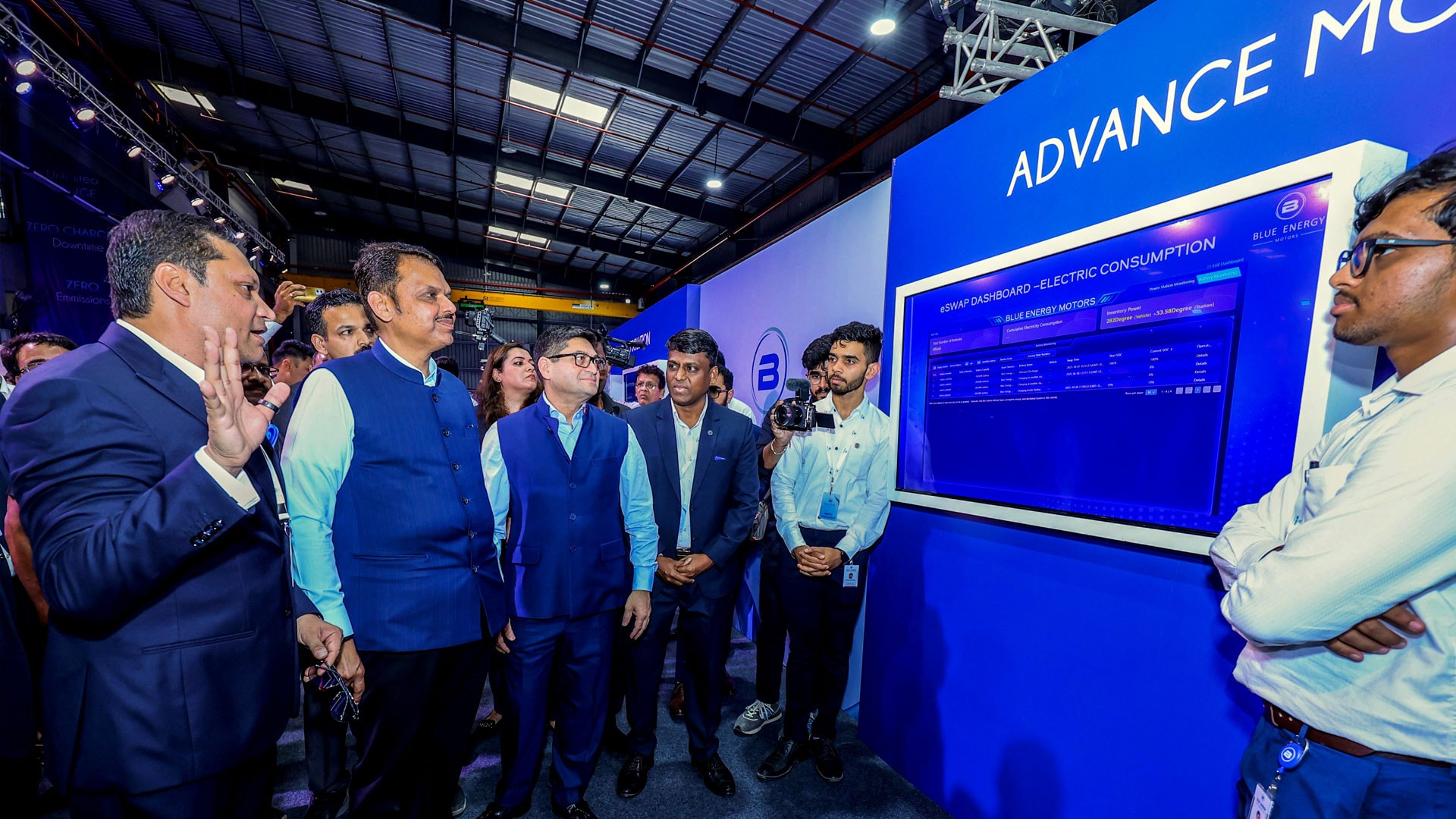 Maharashtra Chief Minister Devendra Fadnavis Launches Made-In-India EV Trucks