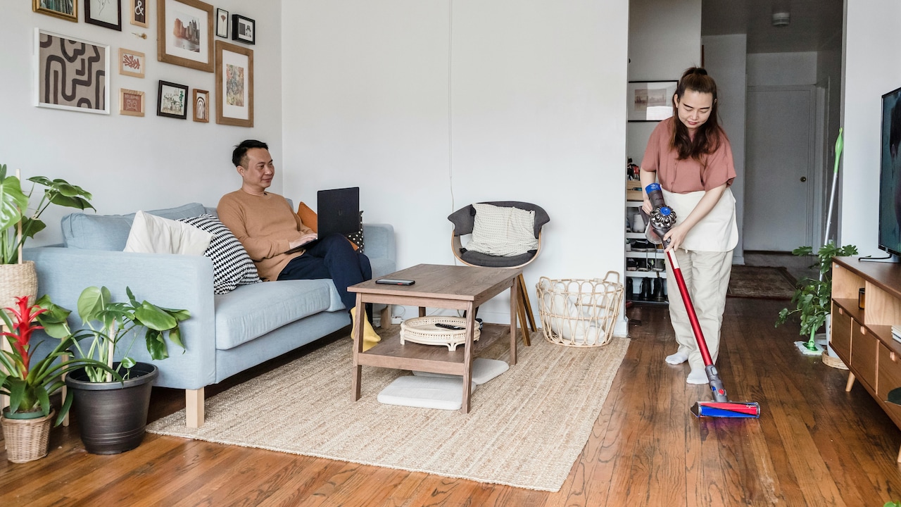 Always layer your rugs with an intention in mind