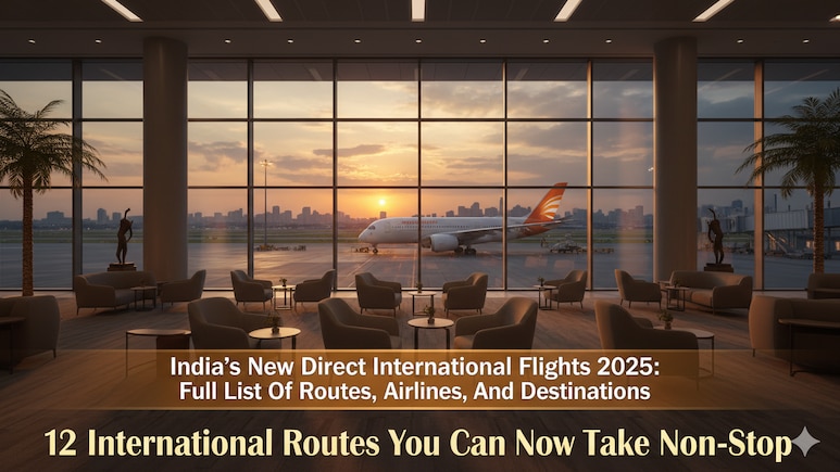 Indias New Direct Flights 2025: 12 International Routes You Can Now Take Non-Stop Indias New Direct Flights 2025: 12 International Routes You Can Now Take Non-Stop