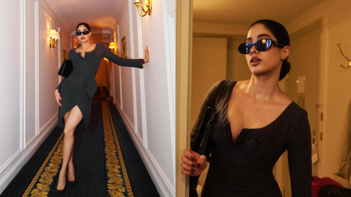 Janhvi Kapoor Channels Vintage Glamour In A Rare John Galliano Dress From His 1986 Collection