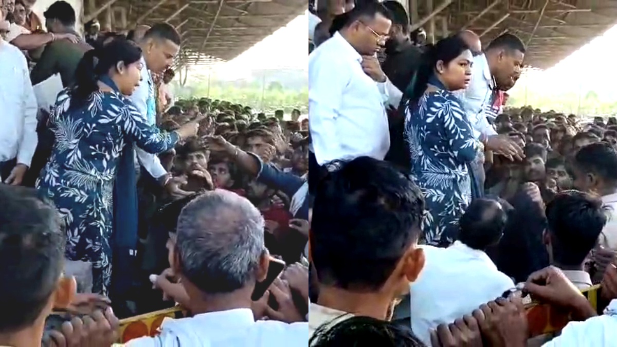 महिला तहसीलदार ने क्यों जड़ा थप्पड़, खाद की लाइन में लगा था किसान, मच गया बवाल, देखें VIDEO
