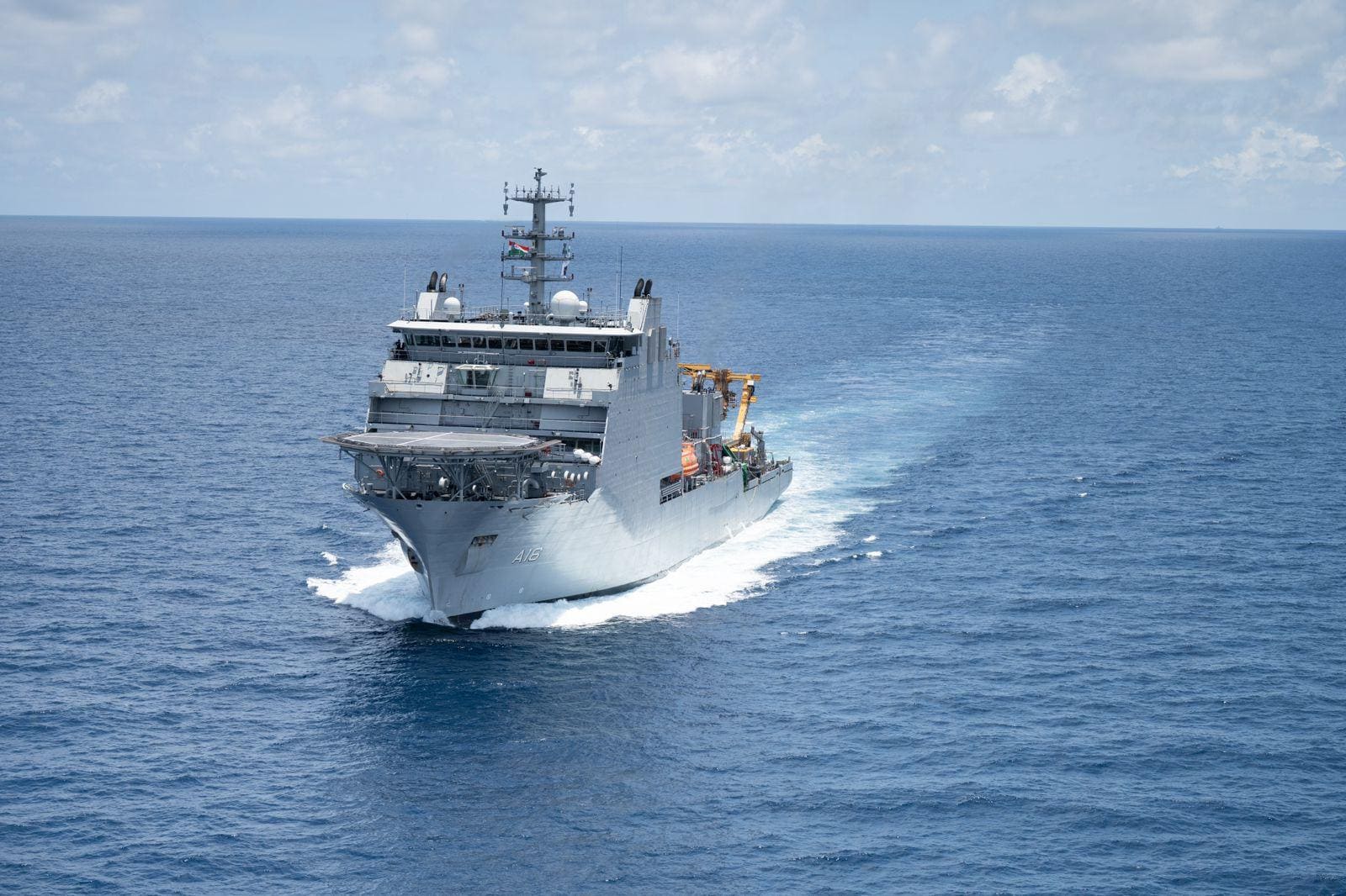The INS Nistar was commissioned this year. The INS Nistar was commissioned this year.