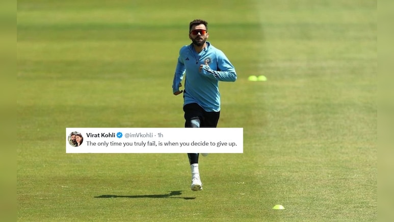 Virat Kohli Cryptic Post : हार पत्करण्याचा निर्णय...विराट कोहलीची क्रिप्टिक पोस्ट व्हायरल, नेमका अर्थ काय? Virat Kohli Cryptic Post : हार पत्करण्याचा निर्णय...विराट कोहलीची क्रिप्टिक पोस्ट व्हायरल, नेमका अर्थ काय?