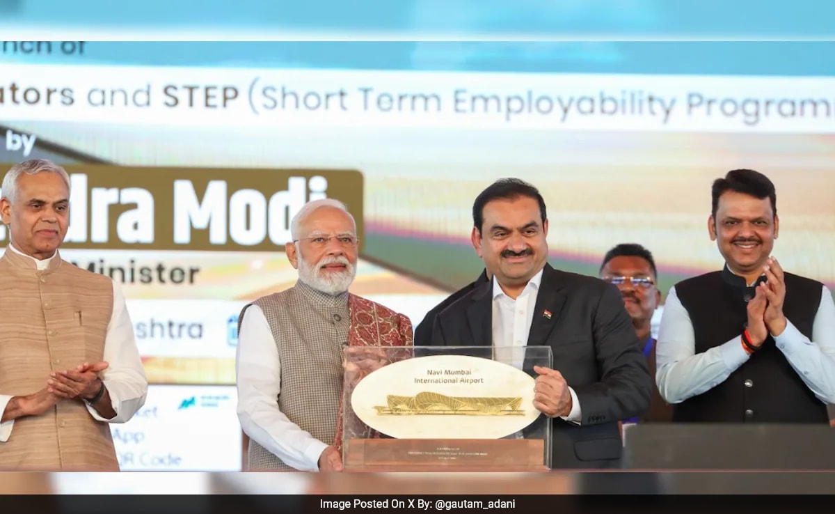Navi Mumbai Airport A Symbol Of Bharat's Aspirations: Gautam Adani