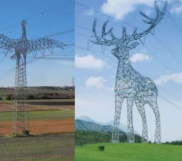 स्टॉर्क और हिरण के आकार के पावर टावर, जहां बिजली से ज्यादा चमक रही है क्रिएटिविटी