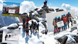 छत्तीसगढ़ के आद&zwj;िवासी लड़कों ने हिमाचल की बर्फीली चोटियों पर रचा इत&zwj;िहास, क्&zwj;या है विष्णु देव रूट?