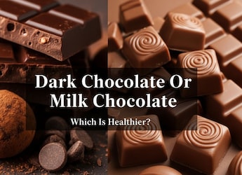 Dark Chocolate vs Milk Chocolate: Which Is Healthier (And How Much You Can Eat Daily) Dark Chocolate vs Milk Chocolate: Which Is Healthier (And How Much You Can Eat Daily)