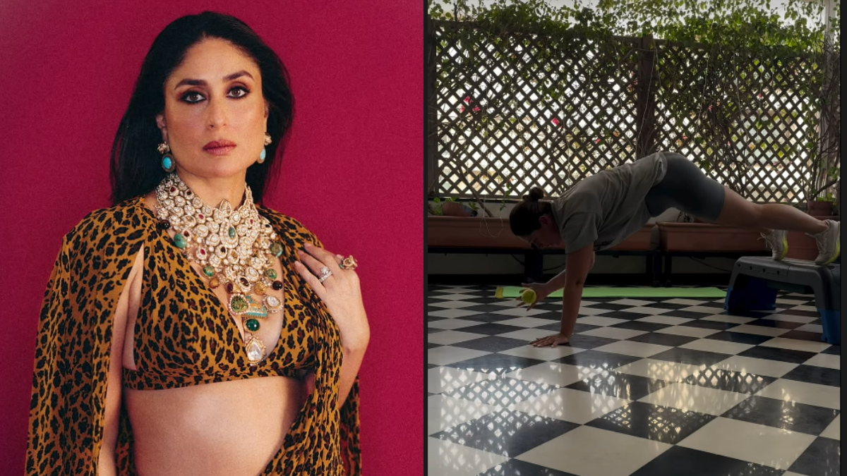 Let Kareena Kapoor Be Your Fitness Inspiration As She Aces This Challenging Plank Variation