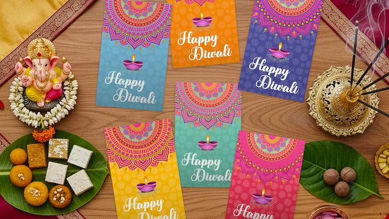 Happy Diwali 2025 Greeting Card: कम कीमत में अपनों को भेजें रौशनी, प्यार और शुभकामनाओं से भरे डिज़ाइनर कार्ड Happy Diwali 2025 Greeting Card: कम कीमत में अपनों को भेजें रौशनी, प्यार और शुभकामनाओं से भरे डिज़ाइनर कार्ड