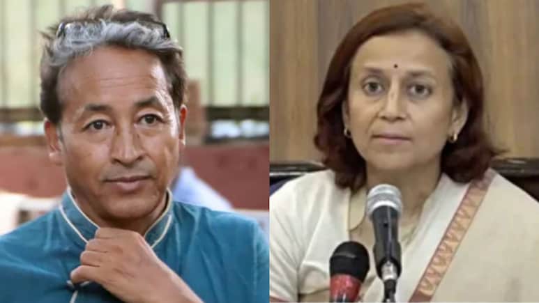 सोनम वांगचुक से मुलाकात के बाद पत्नी का आरोप, राष्ट्रविरोधी दिखाने के लिए भाषणों का गलत अनुवाद किया