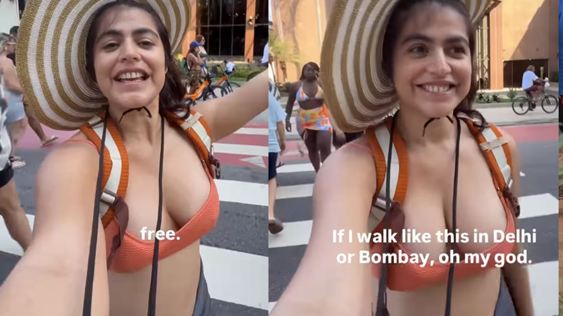 "If I Walk Like This In Delhi Or Mumbai...": Shenaz Treasury's Video From Brazil For Indian Women Divides Internet