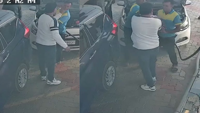 VIDEO: पेट्रोल पंप पर हो गया कांड! अफसर ने सेल्समैन को जड़ा तमाचा, फिर उसने भी दिया करारा जवाब