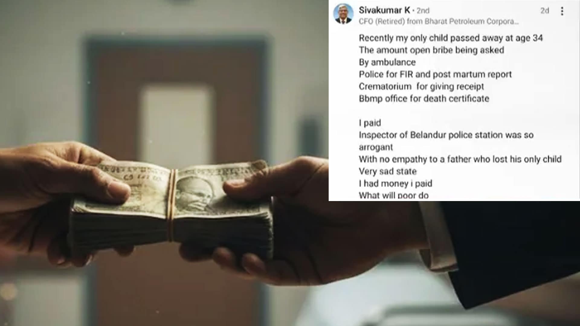 Bengaluru Ex-CFO's 34-Year-Old Daughter Died. Then Everyone Asked For Bribes