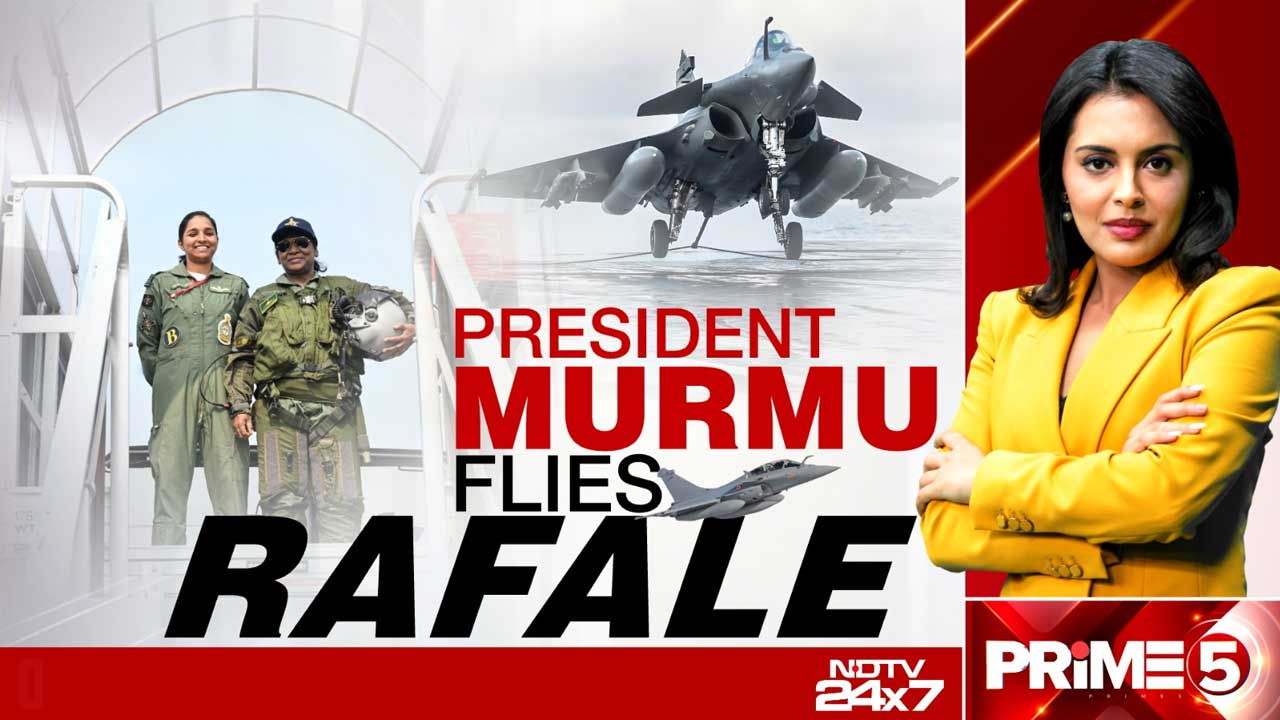 President Murmu Flies Rafale Fighter, Poses With Pilot Pak Claimed It Captured