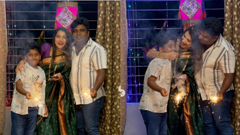 दिन दिन दिवाळी, जान्हवी रेड्याला ओवाळी! नवऱ्यासोबतचा फोटो अपलोड करताच जान्हवी किल्लेकर झाली ट्रोल दिन दिन दिवाळी, जान्हवी रेड्याला ओवाळी! नवऱ्यासोबतचा फोटो अपलोड करताच जान्हवी किल्लेकर झाली ट्रोल