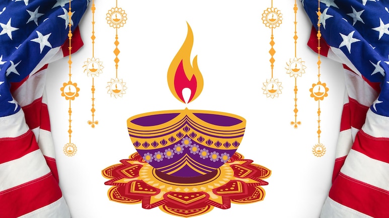 अमेरिका में भी दिवाली की धूम, सबसे बड़ी आबादी वाले राज्य ने घोषित की छुट्टी, 10 लाख भारतीय का घर