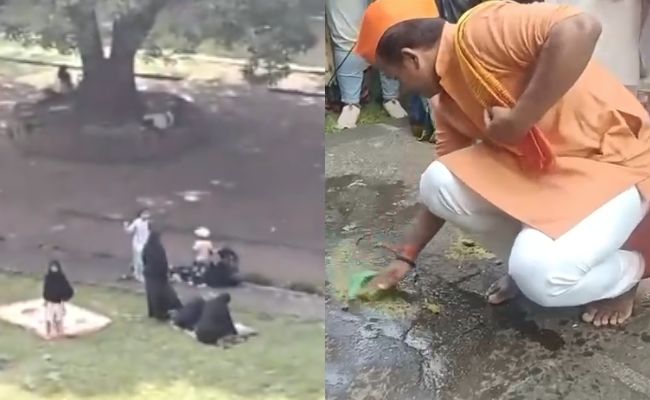 Women Offer Namaz At Pune Fort, BJP MP 'Purifies' Area With Cow Urine