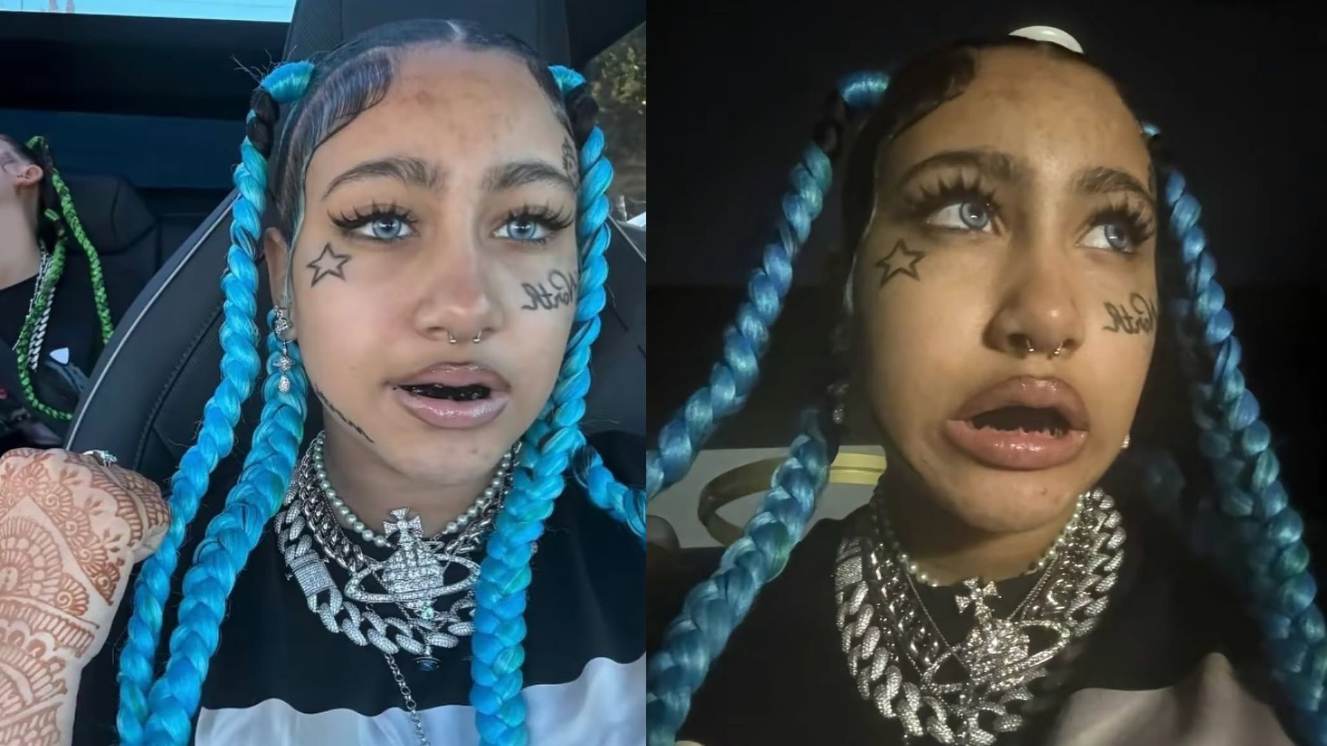 Kim Kardashian's Daughter North West's New Look With Face Tattoos And Piercings Has Internet Concerned