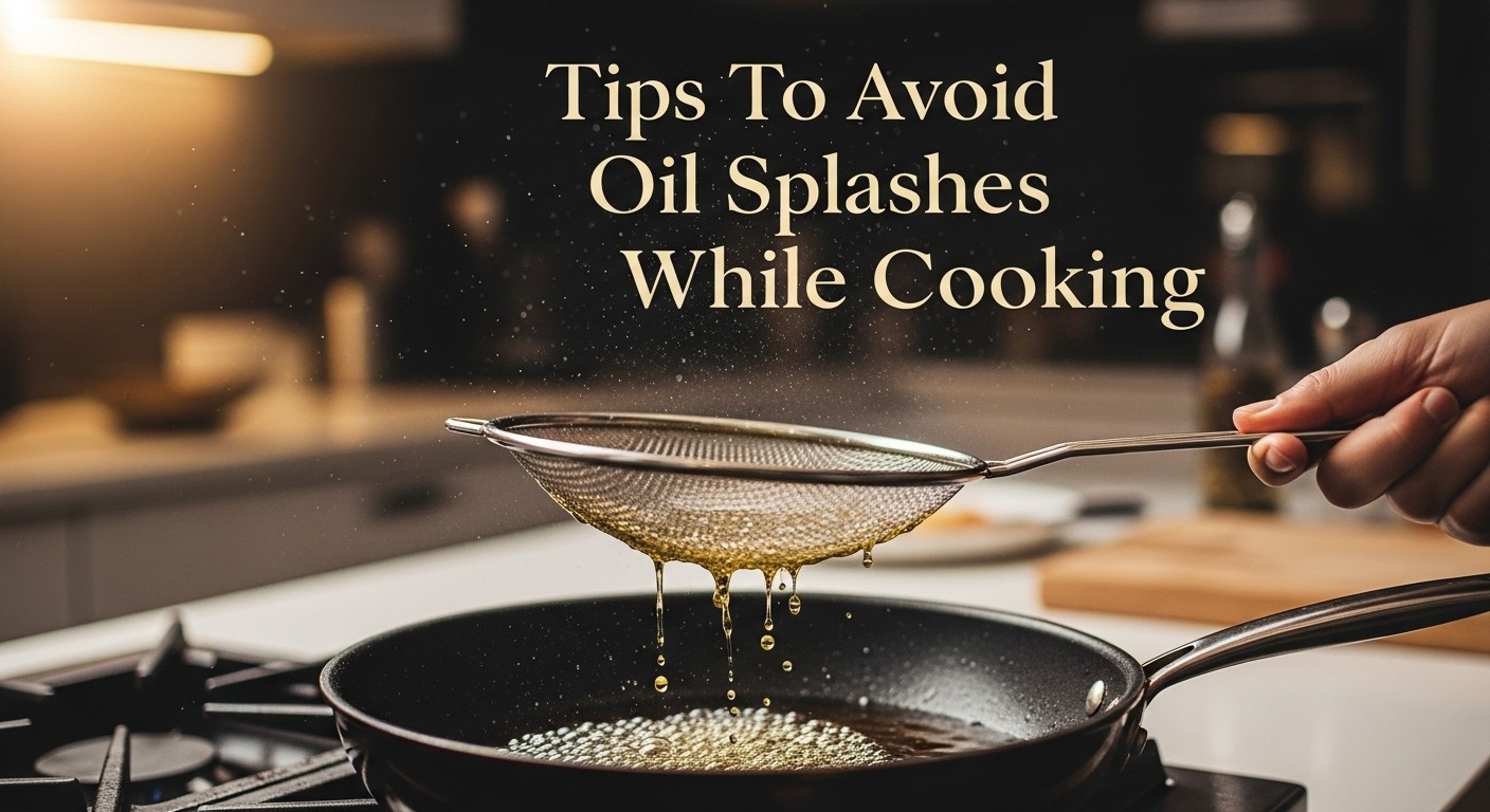 6 Easy Hacks To Prevent Oil From Splattering While Frying
