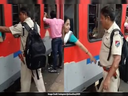 Watch: Railway Cop Snatches Woman's Phone On Train To Teach Lesson, Video Viral Watch: Railway Cop Snatches Woman's Phone On Train To Teach Lesson, Video Viral