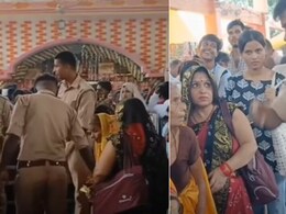 मंदिर में लगी थी भक्तों की लंबी कतार, बुजुर्ग अम्मा को देखकर पुलिस वाले ने जो किया, देखकर फटी रह जाएंगी आंखें