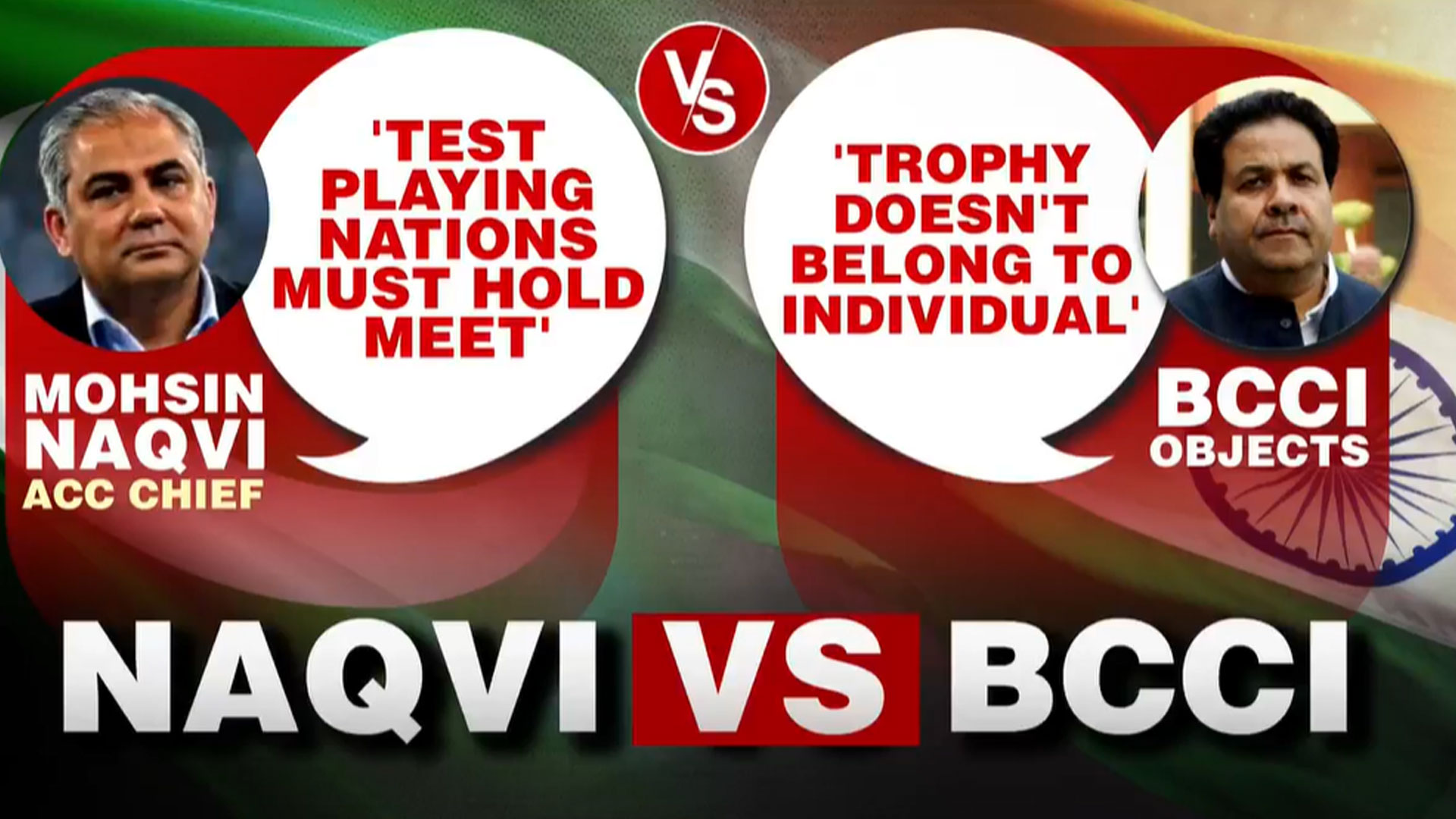 BCCI Hits Out at ACC Over Asia Cup Trophy Snub; Pakistan Minister Naqvi Stands Firm